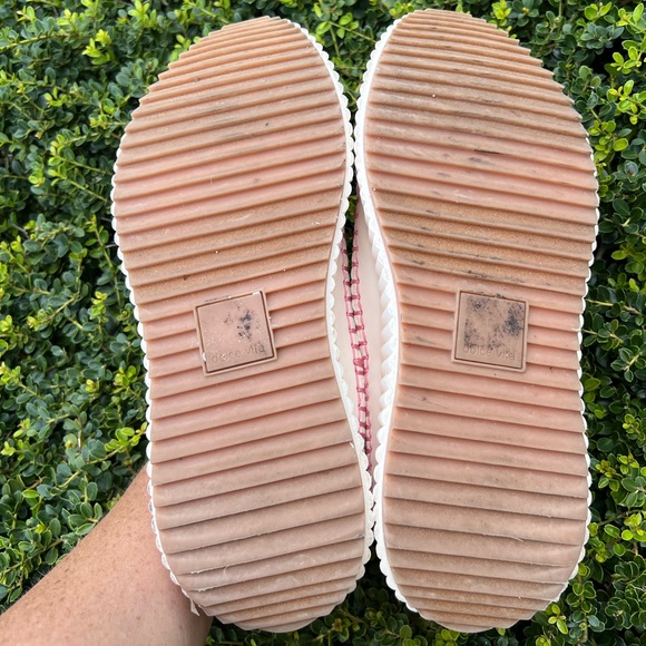 Dolce Vita Daran Woven Womens Platform Wedge Sneakers Sz9M *NO INSOLES* - Picture 8 of 14